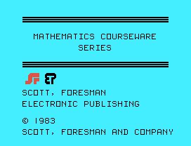 Numeration 1 box art for TI-99